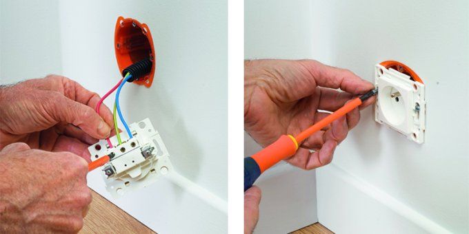 Changer une prise électrique murale(HORS Marchandises) : TARIF HORAIRE 